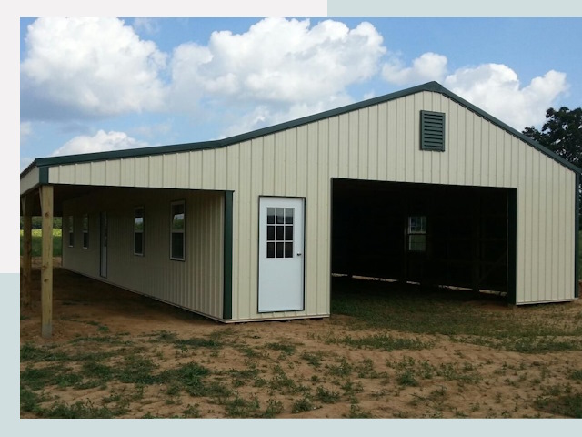 Строительство конюшен в Славгороде