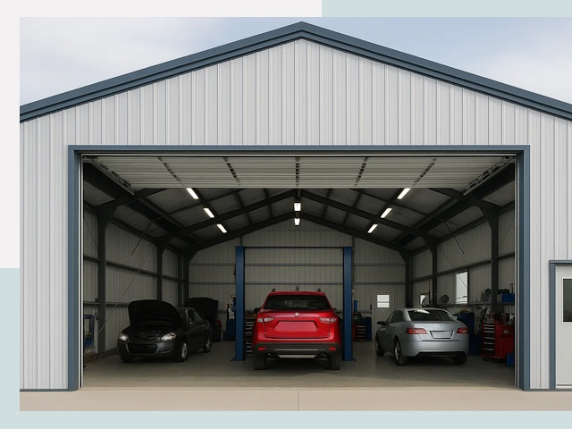 Ангары из сэндвич панелей от 624 руб. в Славгород