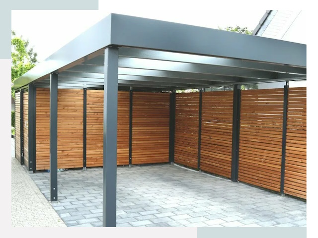 Навесы для парковки в Славгороде