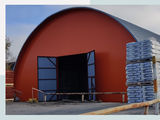 Полукруглые ангары по цене от 624 руб. в Славгород