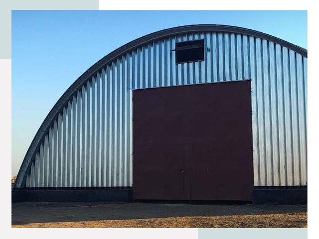 Бескаркасные ангары в Славгороде
