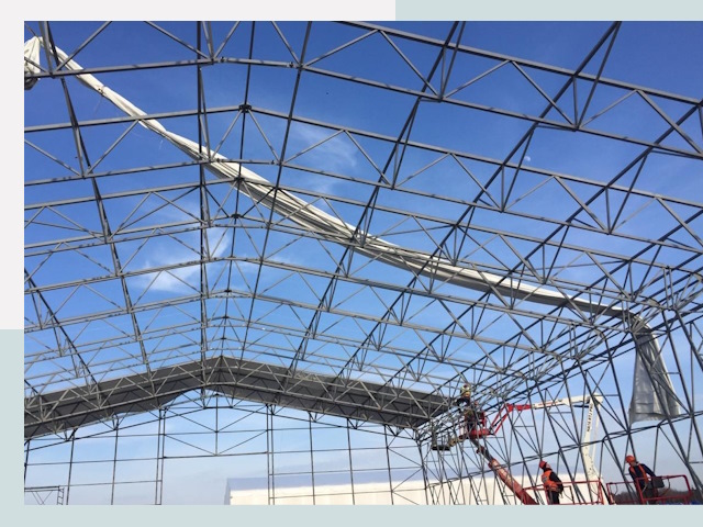 Шатровые ангары от 624 руб. в Славгороде и Алтайском крае