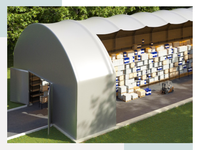 Тентовые ангары в Славгороде