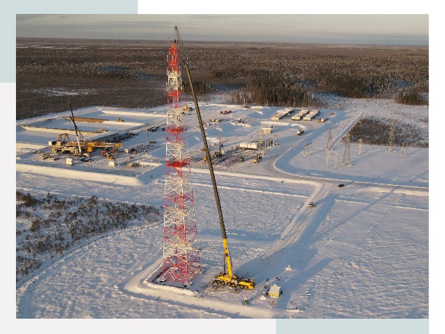 Мачты связи в Славгороде