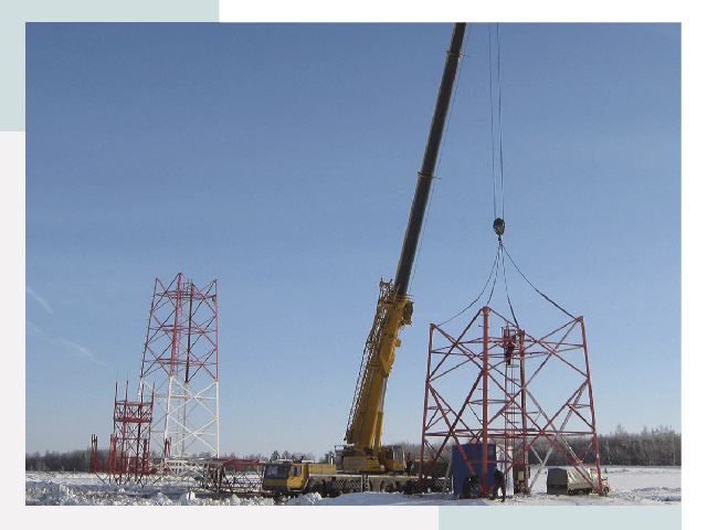 Монтаж вышек связи в Славгороде