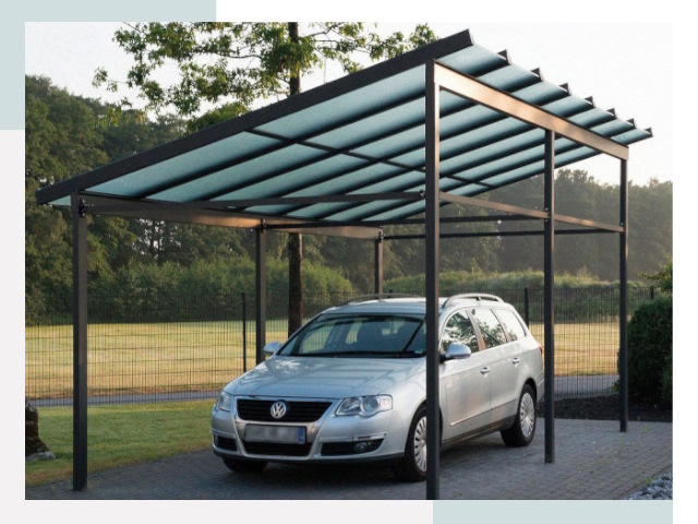 Навесы для автомобилей в Славгороде