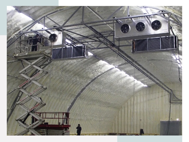 Оснащение ангаров в Славгороде