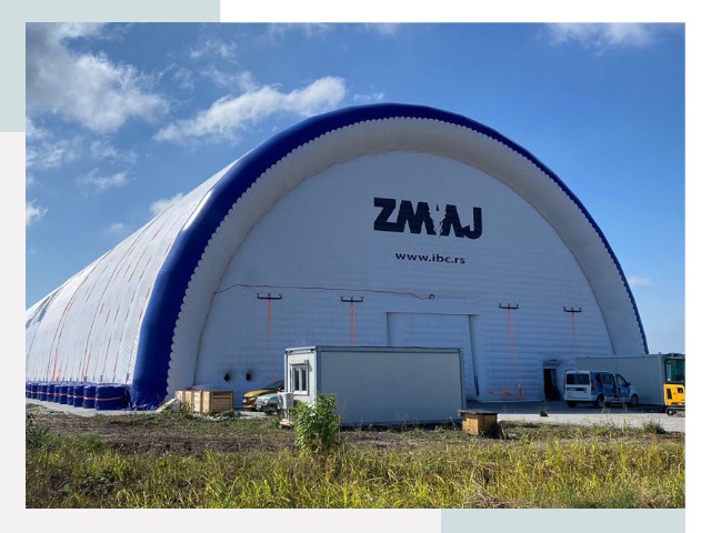 Брендирование ангаров в Славгороде