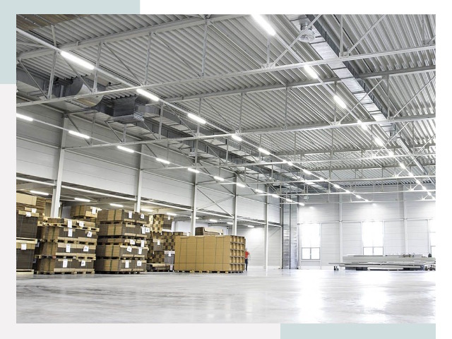 Освещение ангаров в Славгороде