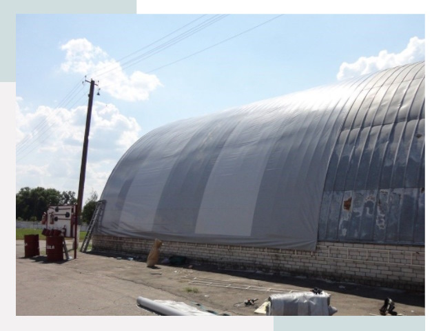 Ремонт ангаров в Славгороде